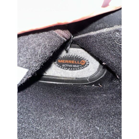 Merrell Dewbrook Brown Waterproof Insulated Boots Women Size 8 Active Heat - Picture 10 of 11